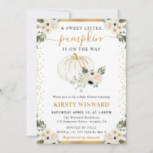 Chá de fraldas de queda de bombas brancas e Dourad