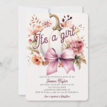 Chá de fraldas de queda de moça rosa branca-abóbor