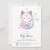 Chá de fraldas de Raposa Mágica