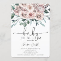 Chá de fraldas de rosa floral de Boho