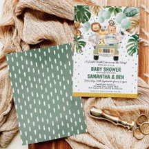 Chá de fraldas de Selva de Safari Tropical