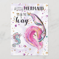 ~ Chá de fraldas de Sereia de Cabelo Brilhante Con
