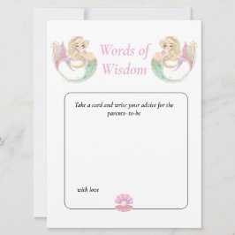 Convites Chá de fraldas de Sereia. Pontos de vassoura rosa