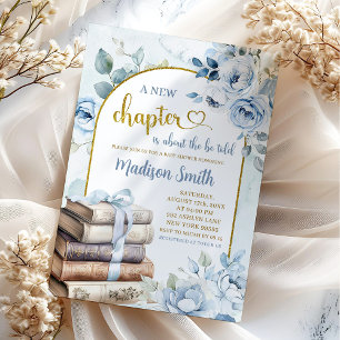 Convites Chá de fraldas de Tema do Livro de Tempos Dourado 