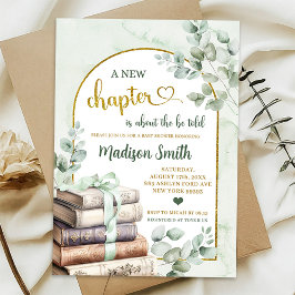 Convites Chá de fraldas de Tema do Livro Verde da Greeneres