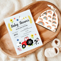 Chá de fraldas de Trator de Fazenda Azul Russo par