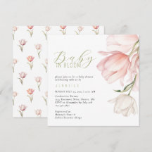 Chá de fraldas de Tulip de Aquarela Moderna