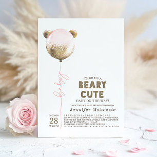 Convites Chá de fraldas De Urso De Urso De Teddy Cute Cute