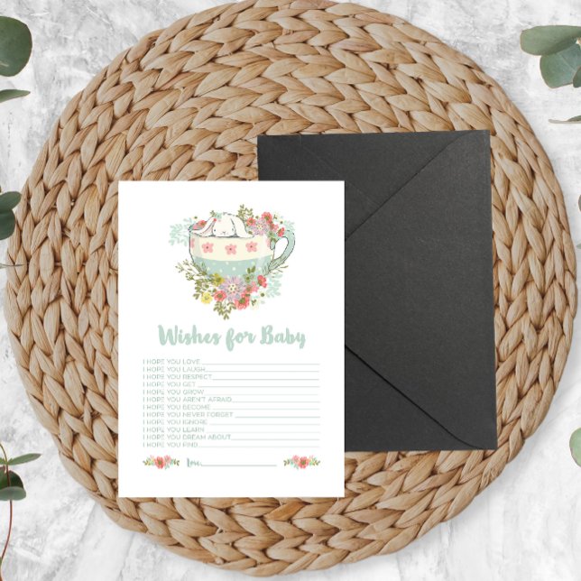 Convites Chá de fraldas deseja uma placa de atividade do be (Criador carregado)