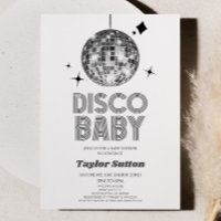 Chá de fraldas 'Disco Baby' da Silver Disco Ball