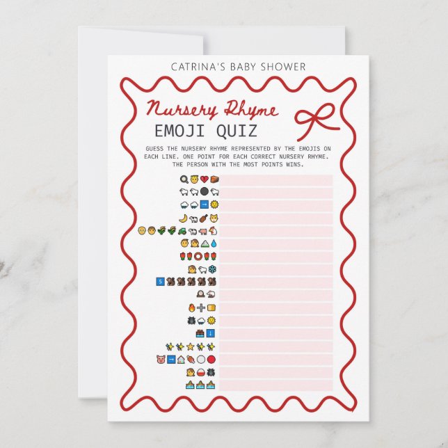 Convites Chá de fraldas do Arco Vermelho - Nome editável, 5 (Frente)