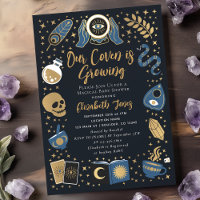 Chá de fraldas do Futuro da Fortune Witchy