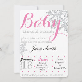 Convites Chá de fraldas do inverno
