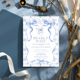 Convites Chá de fraldas do Urso de Teddy Toile