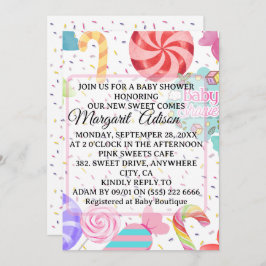 Convites chá de fraldas doce