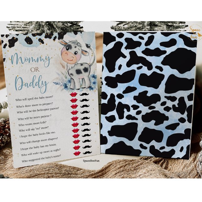 Convites Chá de fraldas dos Jogos de Vaca Cow Boho Pampas G (Holy Cow invites,Baby Shower,BOY Games,Cow boy,Boho Pampas,Grass Farm,animal invites ,Mommy or Daddy)