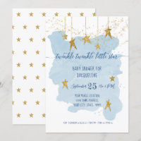 Chá de fraldas Dourado da Estrela Azul Twinkle