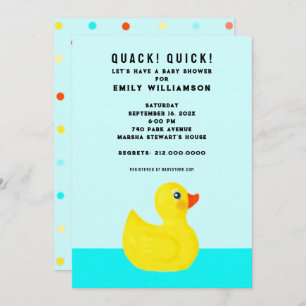 Convites Chá de fraldas engraçado