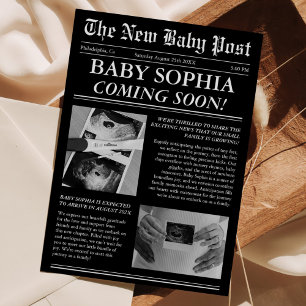 Convites Chá de fraldas estético de fotos exclusivo do jorn