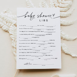 Convites CHÁ DE FRALDAS EVERLEIGH Libs, Preencha o Jogo do 