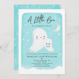 Convites Chá de fraldas Fantasma de Halloween do Chá de fra