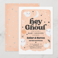 Chá de fraldas Fantasma Ghoul Peach Girl