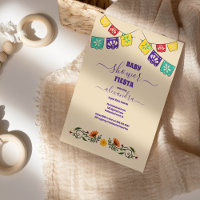 Chá de fraldas Fiesta Girl Floral Mexicano