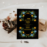 Chá de fraldas Floral Fiesta Mexicano