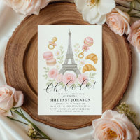 Chá de fraldas Floral Parisiense La La Chic