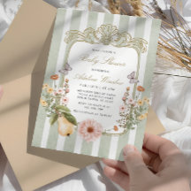 Chá de fraldas Floral Vintage Fall