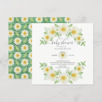 Chá de fraldas Fresco de Daisy Floral