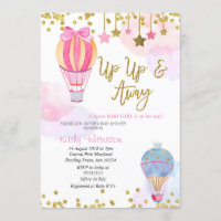 Chá de fraldas Glitter Star Girl do Balão de Ar Qu