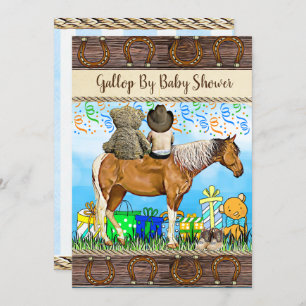 Convites Chá de fraldas I a uma distância social de dirigir