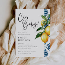 Chá de fraldas italiano Lemon Positano