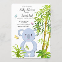 Chá de fraldas Koala