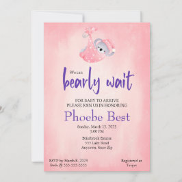 Convites Chá de fraldas Koala