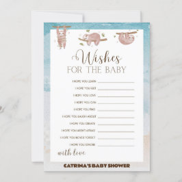 Convites Chá de fraldas Leve - Nome Editável, 5x7