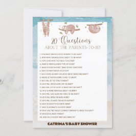 Convites Chá de fraldas Leve - Nome Editável, 5x7