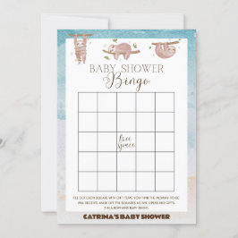 Convites Chá de fraldas Leve - Nome Editável, 5x7