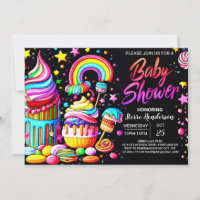Chá de fraldas Lollipop Candyland