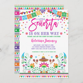 Convites Chá de fraldas Mexicano Minorita Fiesta