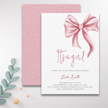 Chá de fraldas Mínimo Elegante de Arco Rosa