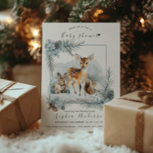 Chá de fraldas Moderno de Animais Cachorros de inv