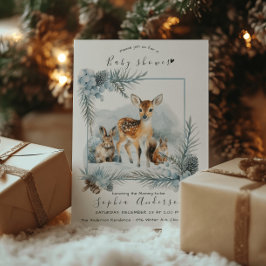 Convites Chá de fraldas Moderno de Animais Cachorros de inv