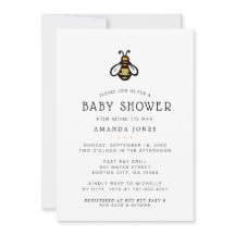 Chá de fraldas Moderno de Mãe para Abelha