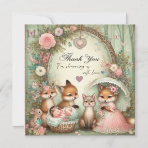 Convites Chá de fraldas Muito Obrigado