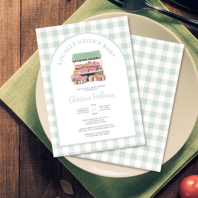 Convites Chá de fraldas Neutro em Gênero (Criador carregado)