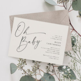 Convites Chá de fraldas Oh Neutro por Sexo Moderno