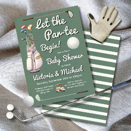 Convites Chá de fraldas Par-tee Golf