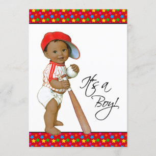 Convites Chá de fraldas pequeno de All Star